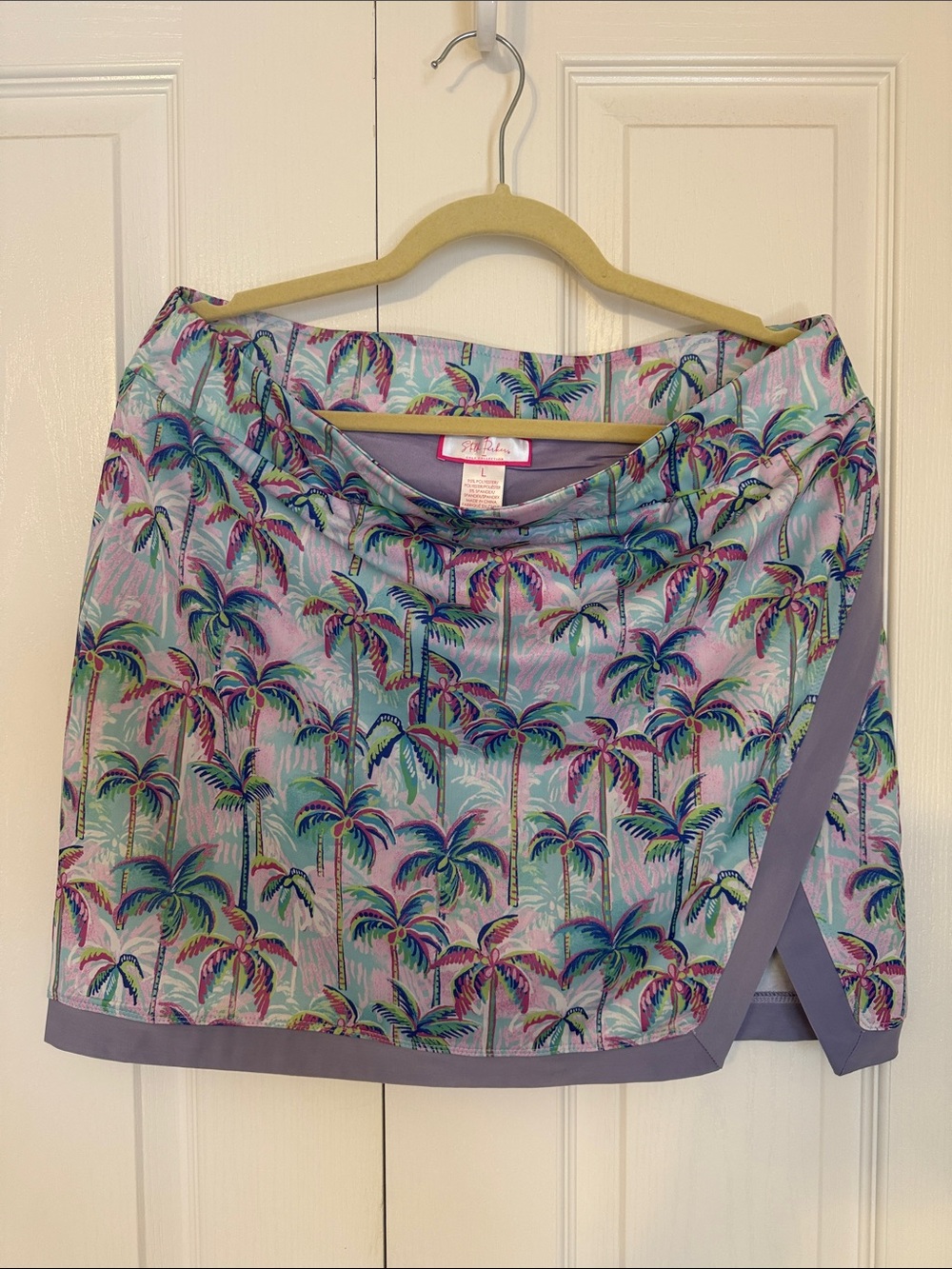 Stella Parker Golf Collection Lilac Palm Print women’s  Skort - Lavender